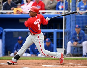 Ben Revere hits single in the first inning.